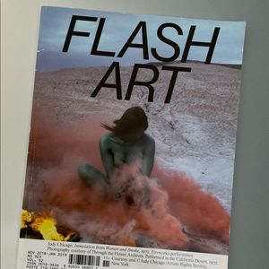 Flash Art Magazine, Judy Chicago Nov 2018 Jan 2019, No. 323, Vol. 52 & Tau Lewis